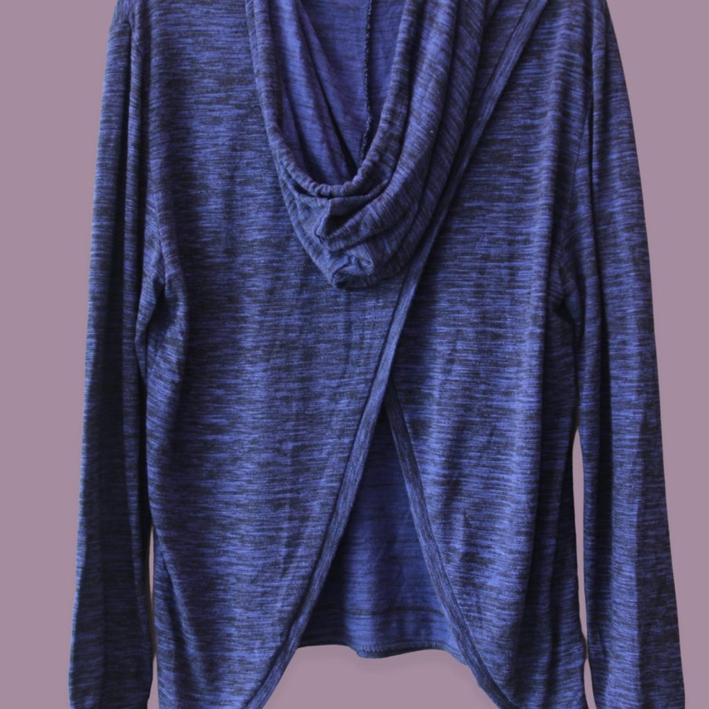 Blue and Black Athletic Hoodie